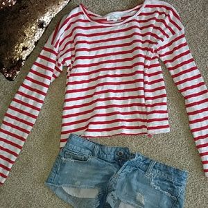 Aeropostale long sleeve Crop top